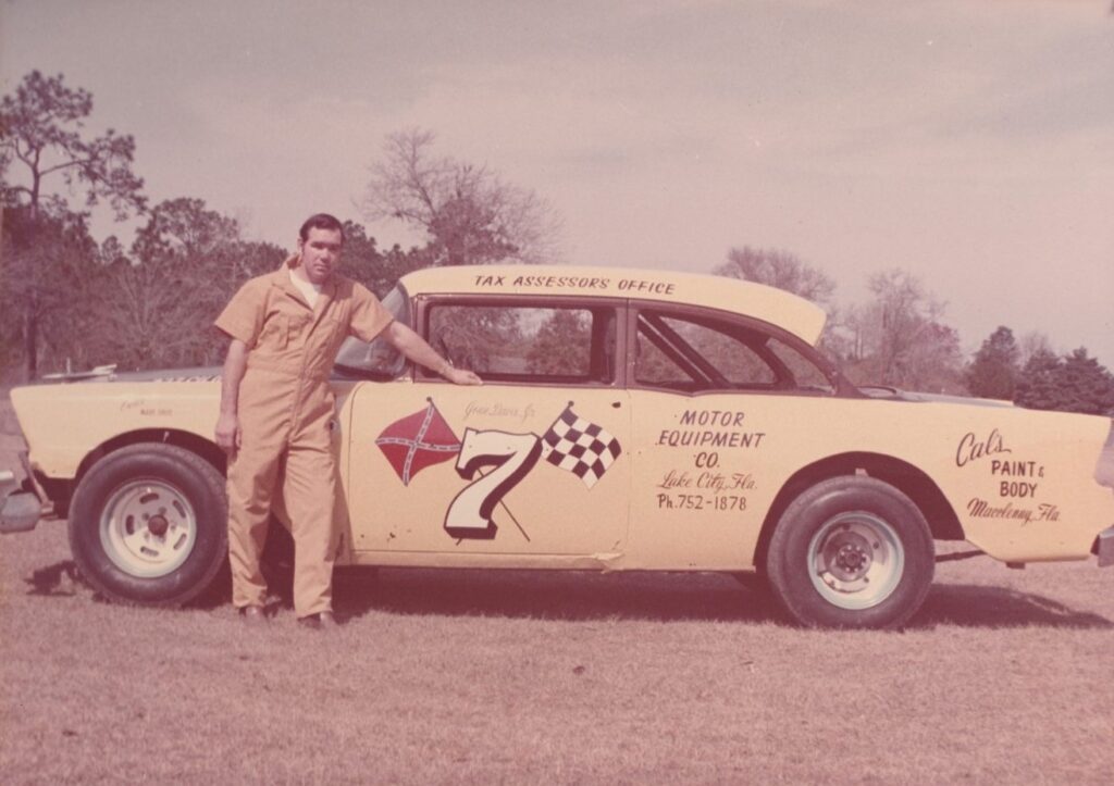 1956 Chevy #7 race car for Cal's Body Shop