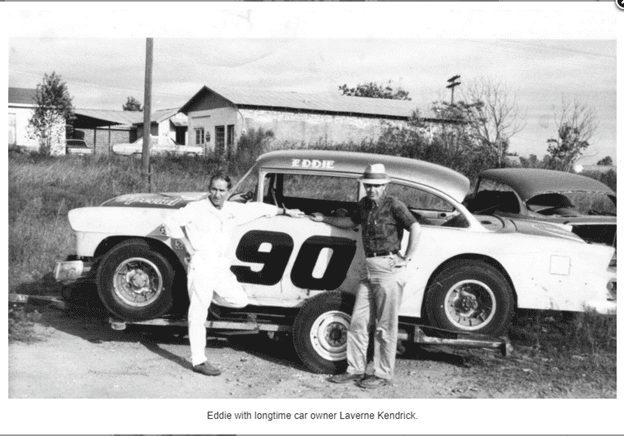 Eddie with #90 Late Model owner Laverne Kendrick