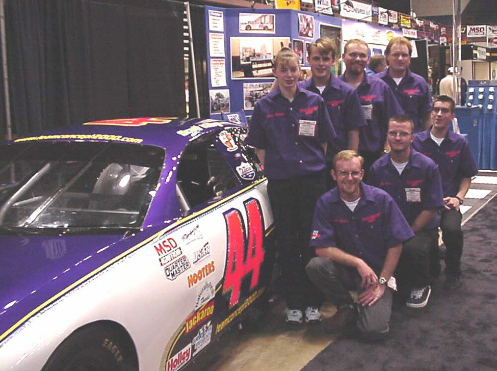 Hooters Pro Cup Student team that built and raced the number 44