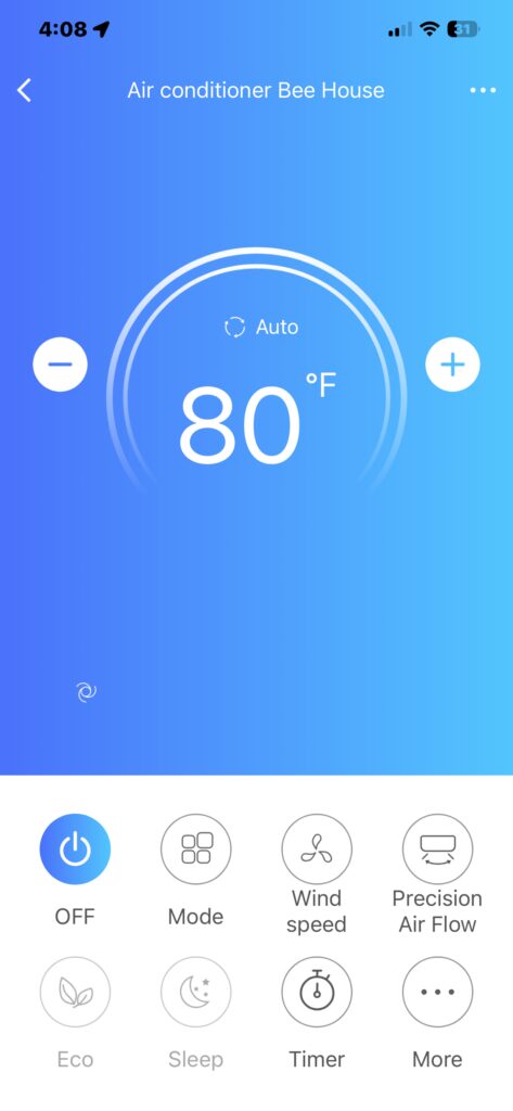 Screenshot of Rovsun app